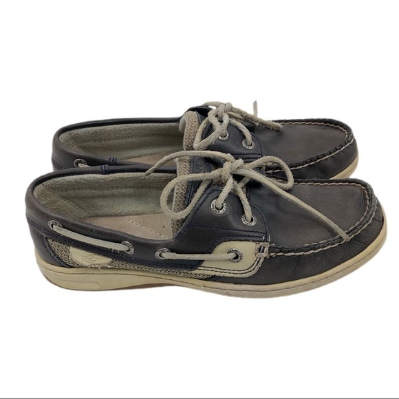 Sperry Top-Sider Women's Songfish Boat Shoes Leather Dark Brown Size 7M 9812587 - Picture 2 of 13